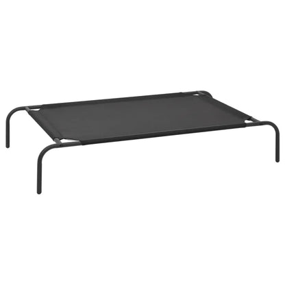 NNEVL Elevated Dog Bed Black L Textilene-0