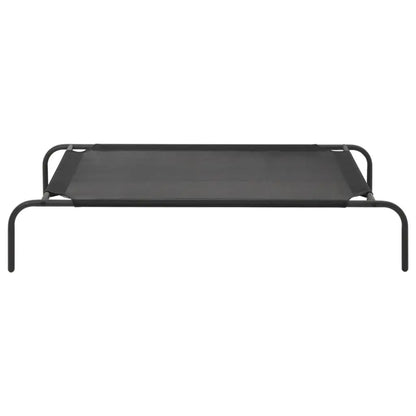 NNEVL Elevated Dog Bed Black L Textilene-1
