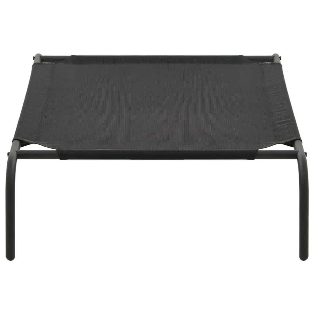 NNEVL Elevated Dog Bed Black L Textilene-2