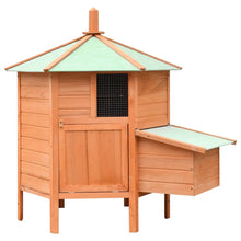 vidaXL Chicken Cage Solid Pine & Fir Wood 49.6"x46.1"x49.2"-1