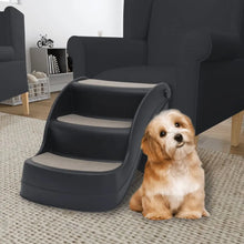 vidaXL Dog Stairs Foldable Dog Ramp Pet Stairs for High Bed Couch Car Sofa-1