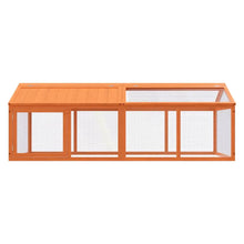 vidaXL Run Box Brown 78.7"x44.3"x29.1" Solid Wood Pine-2