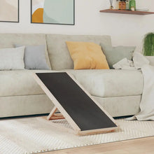 vidaXL Dog Ramp Foldable Adjustable Canine Ramp for Car Bed Solid Wood Fir-1