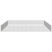 vidaXL Free Range Animal Enclosure 48-Panel 21.3"x31.5" Galvanized Iron-2