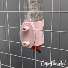 Cage Mounting Kit For Water Bottle Holder - Pastel Pink-0