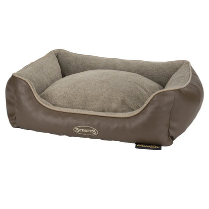 Chateau Memory Foam Orthopaedic Box Dog Bed (Dove, Latte) by Scruffs-6