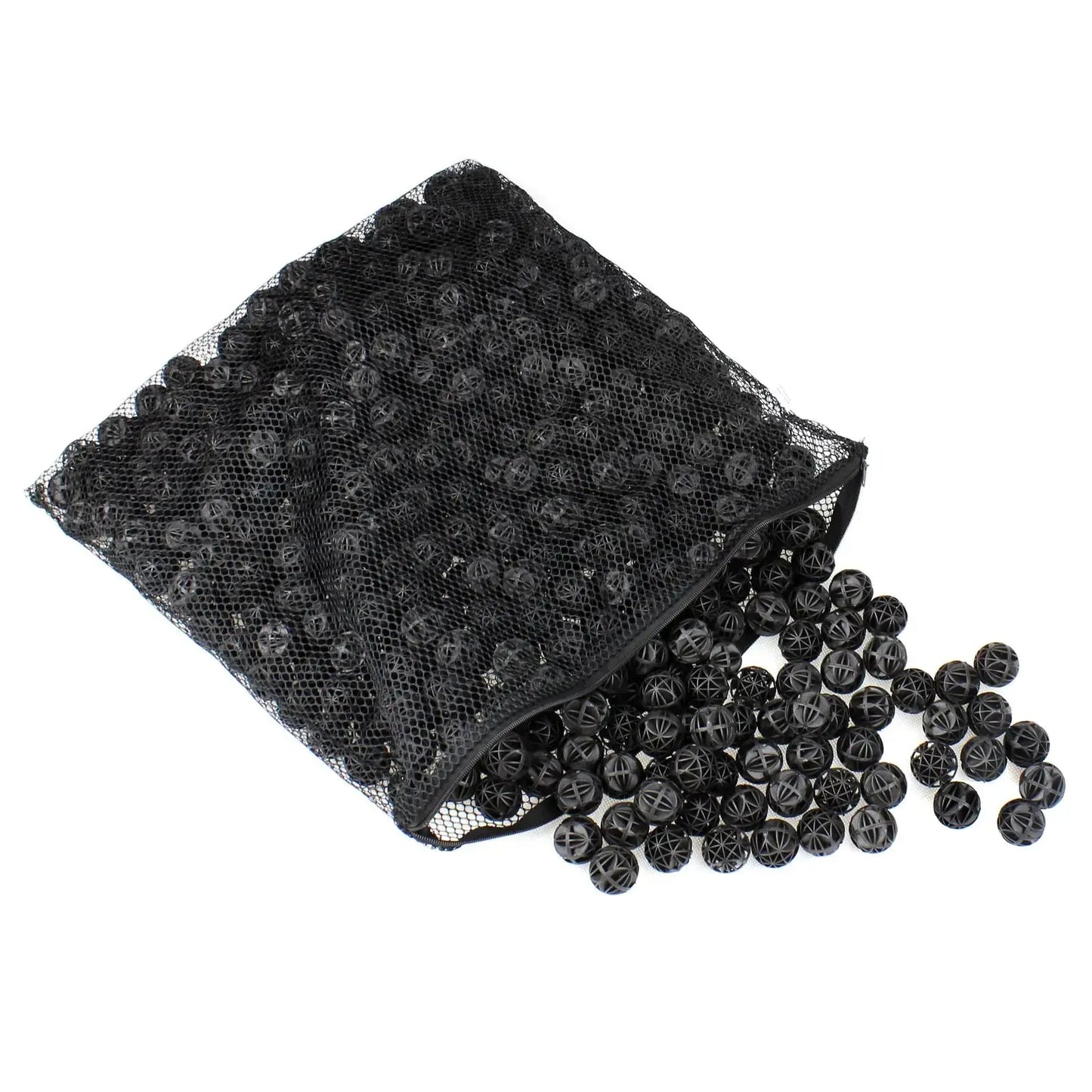 AQUANEAT Aquarium 1" Bio Balls 500/1000pcs Fish Tank Sump Filter Media Koi Pond Canister Filter Media with Free Media Bag Zooko
