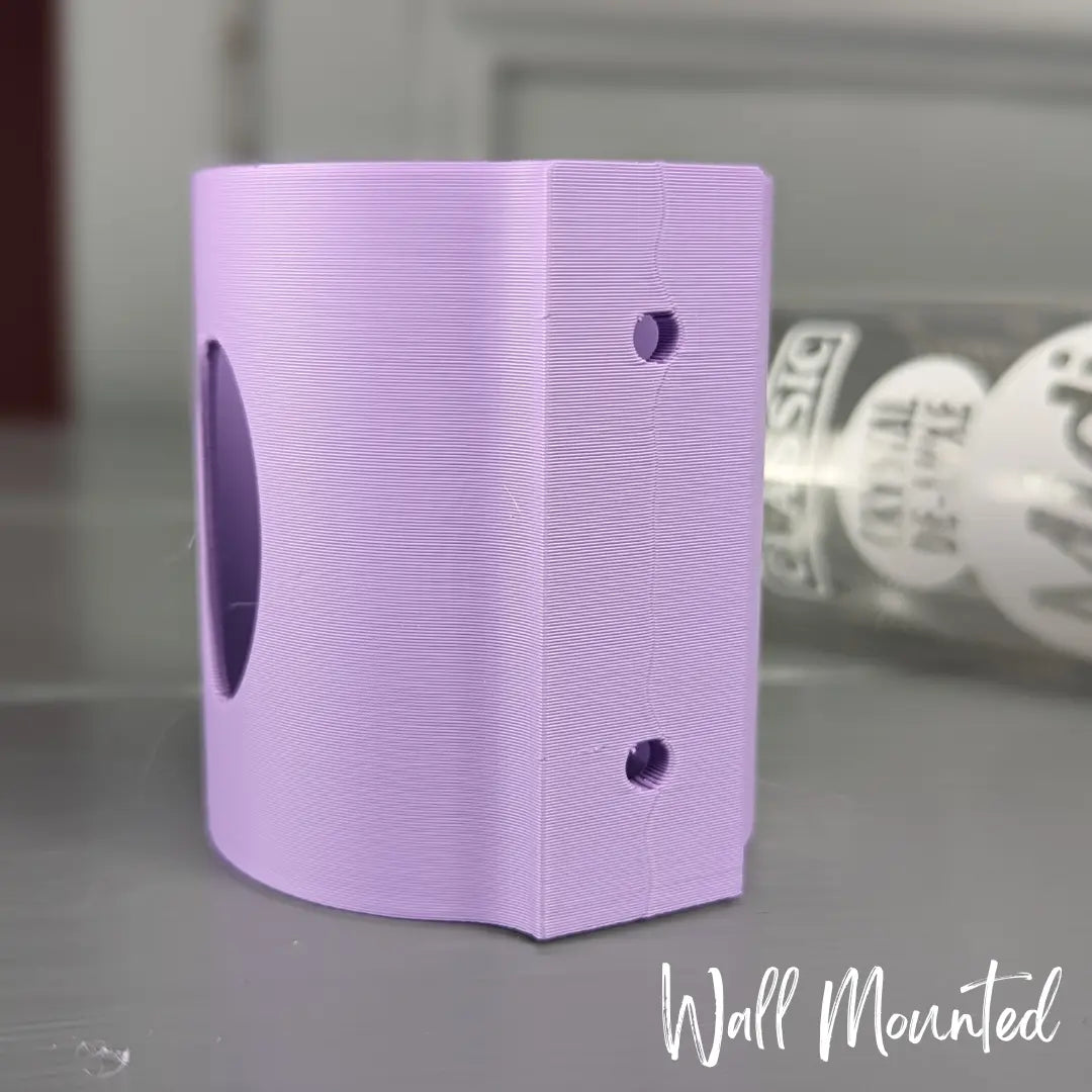 SINGLE Cage/Wall Mounted Water Bottle Holder - Pastel Purple - TRADE-3