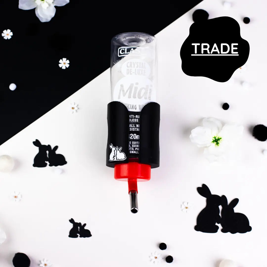 SINGLE Cage/Wall Mounted Water Bottle Holder - Black - TRADE-0