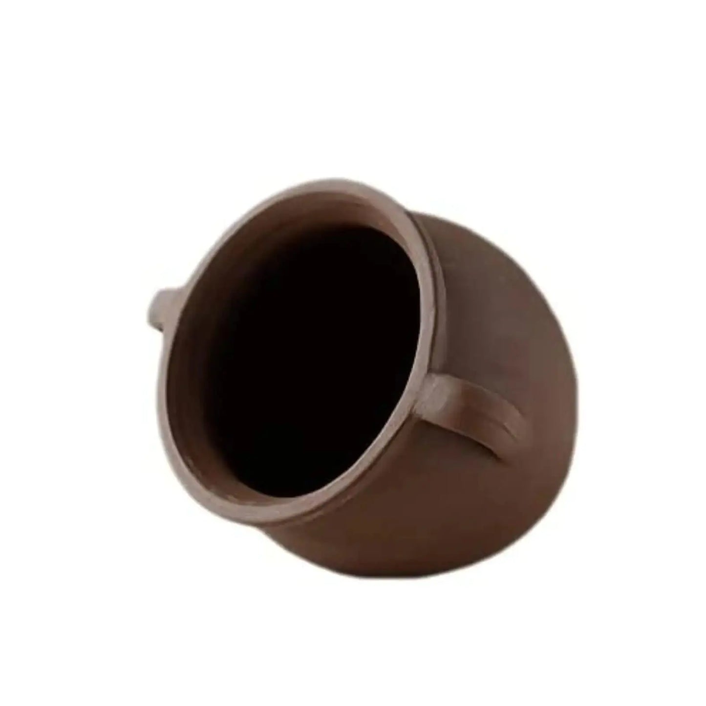 Saim Ceramic Jar Aquarium Ornament Aquarium Cave Ceramic Vase Decoration Fish Hiding Cave for Cichlid Betta Amano Shrimp to Fish Hideaway and Breeding - Small Zooko