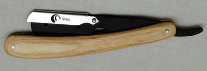 OVIAL- Extra Long Wooden Handle Professional Razor-0