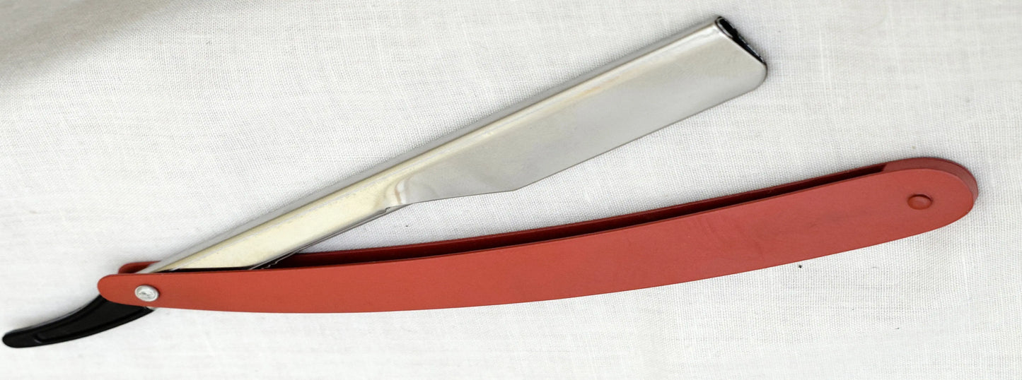 Straight Razor with Red Handle-2
