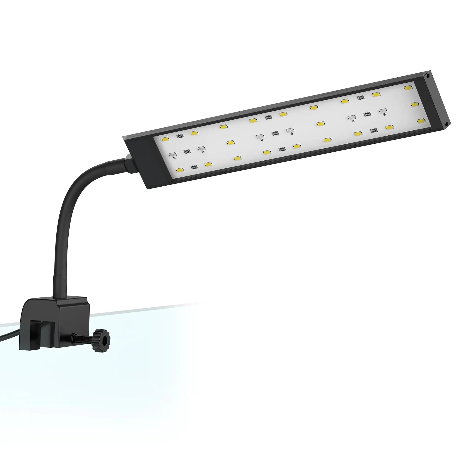 NICREW Fish Tank Clip on Light Clamp Aquarium Light with White and Blue LEDs 480LM 10 Watts Zooko