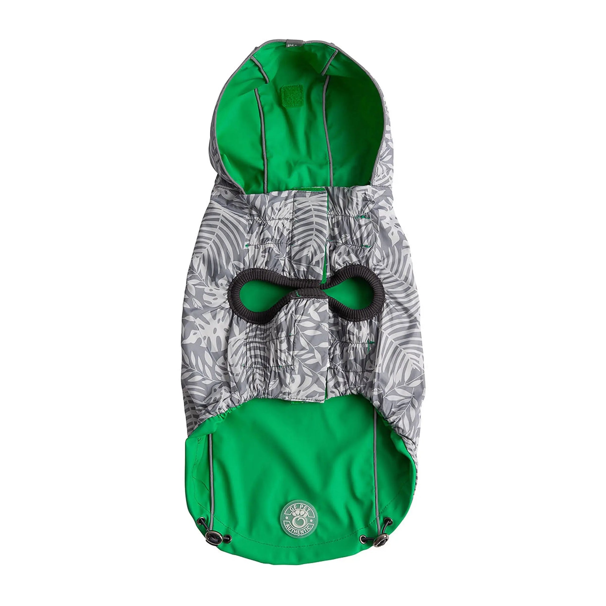 Reversible Elasto-Fit Raincoat - Green GF Pet