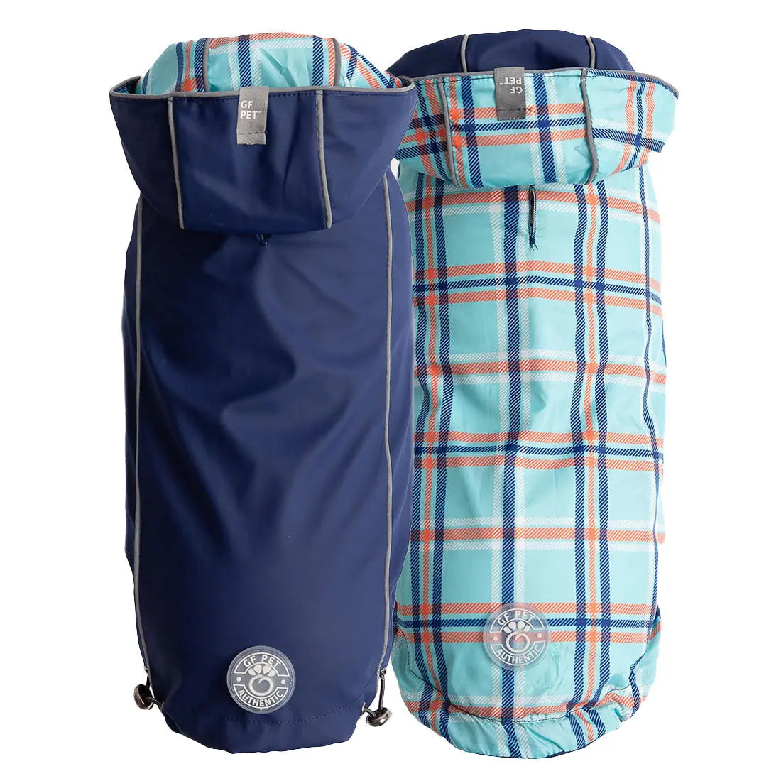 Imperméable réversible en élasto-fit - Bleu marine GF Pet