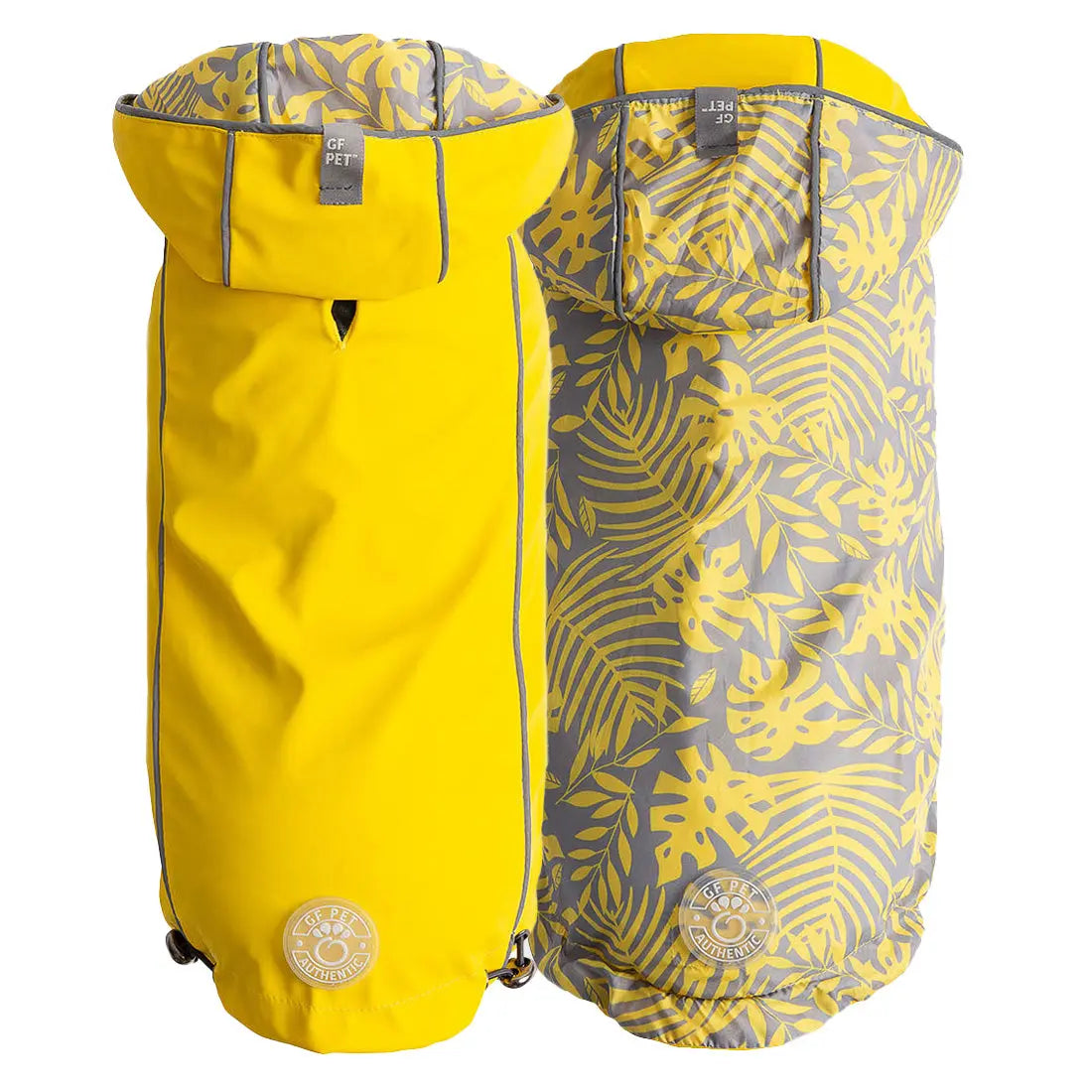 Reversible Elasto-Fit Raincoat - Yellow GF Pet
