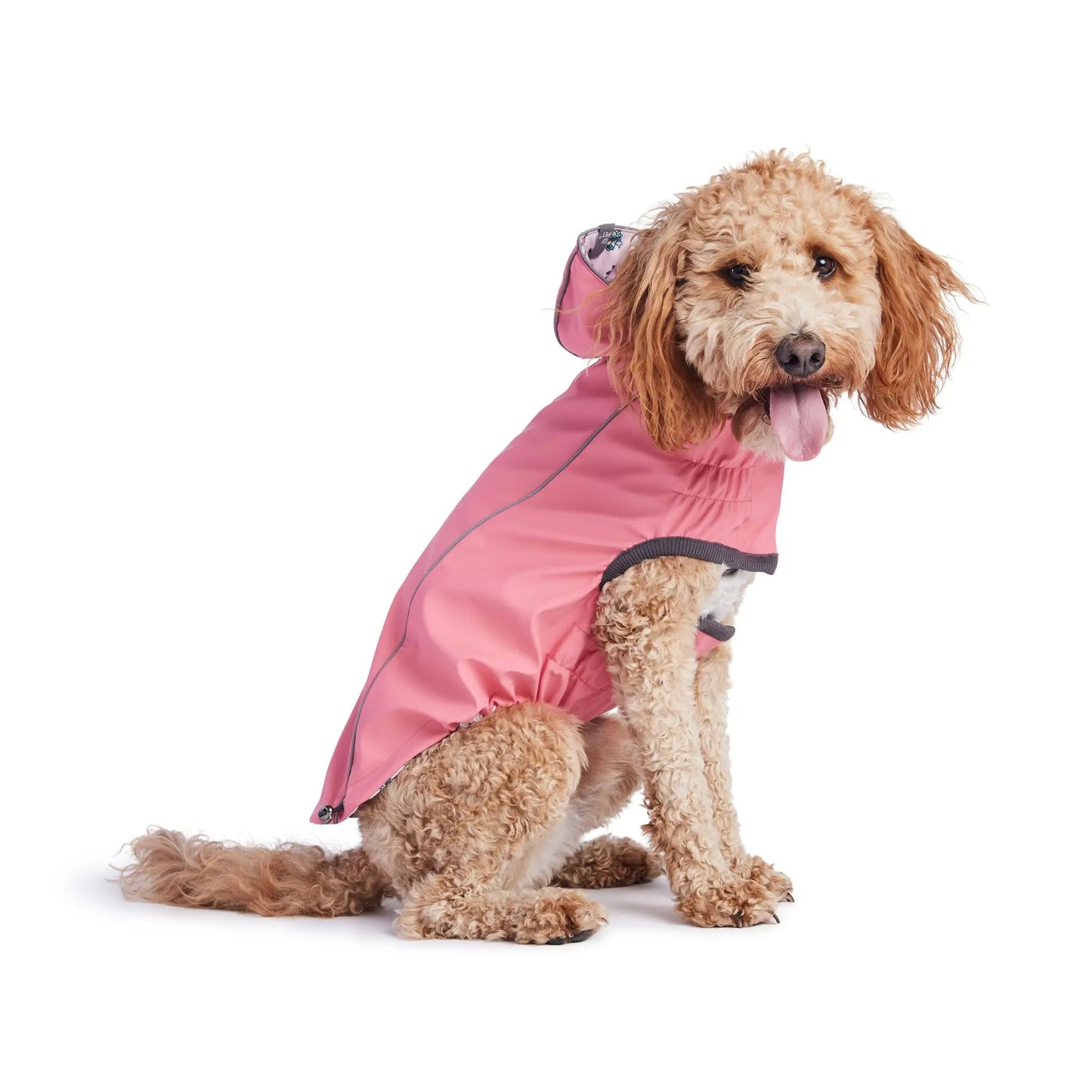 Imperméable réversible en élasto-fit - Rose GF Pet