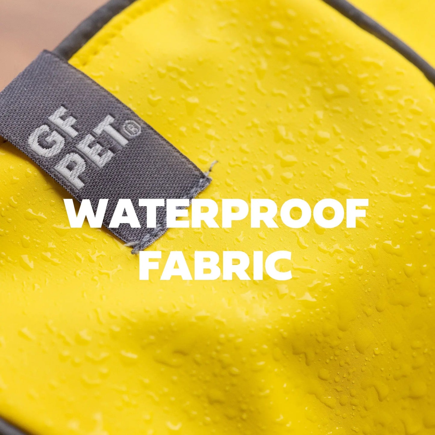 Reversible Elasto-Fit Raincoat - Yellow GF Pet