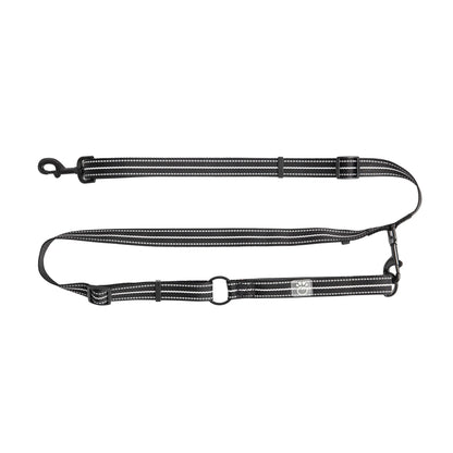 Laisse réfléchissante Noir GF Pet