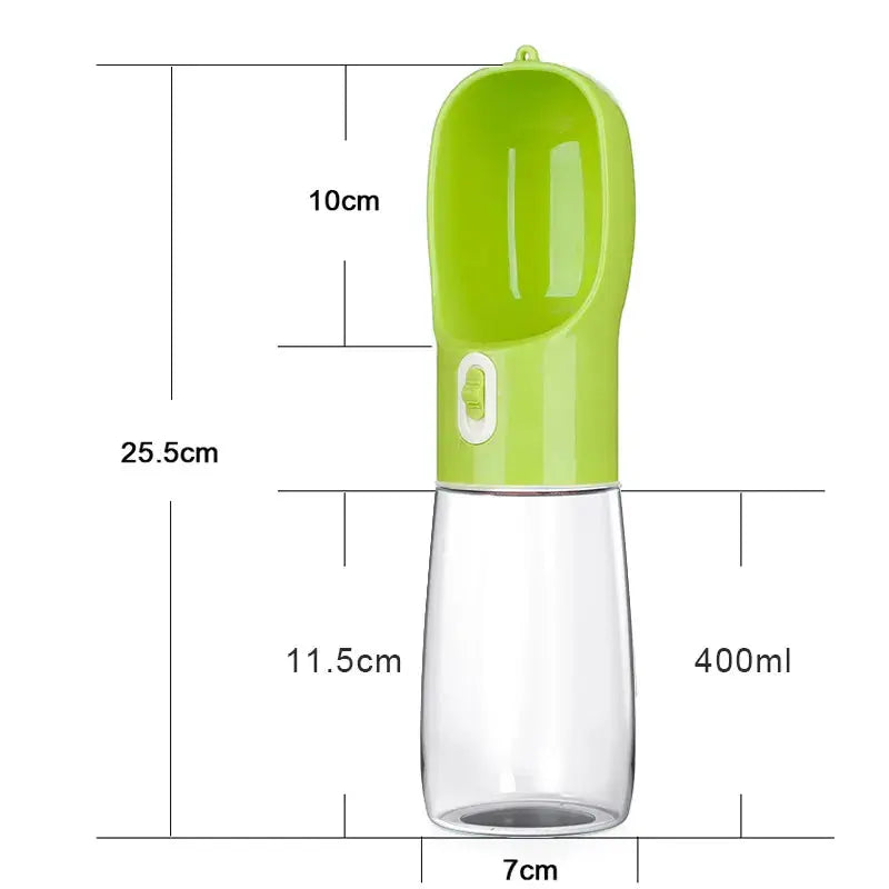 HOOPET Pet Dog Water Bottle Feeder Bowl Portable Water Food Bottle Pets Outdoor Travel Drinking Dog Bowls Water Bowl for Dogs Zooko