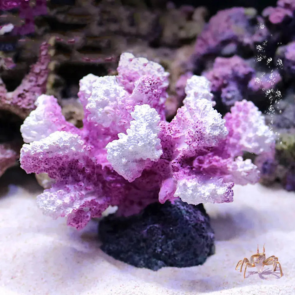 Resin Coral Reef Aquarium Ornaments Fish Tank Decor Resin Coral Home Tank Decor Zooko
