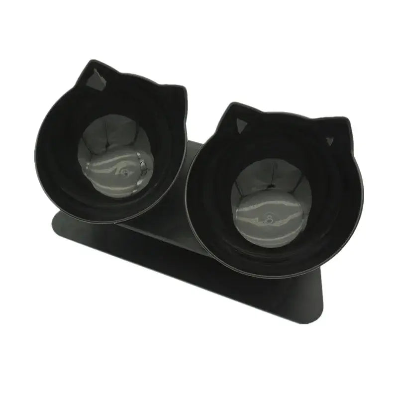 Non-Slip Double Cat Bowl Dog Bowl With Stand Pet Feeding Cat Water Bowl for Cats Food Pet Bowls for Dogs Feeder Product Supplies Zooko