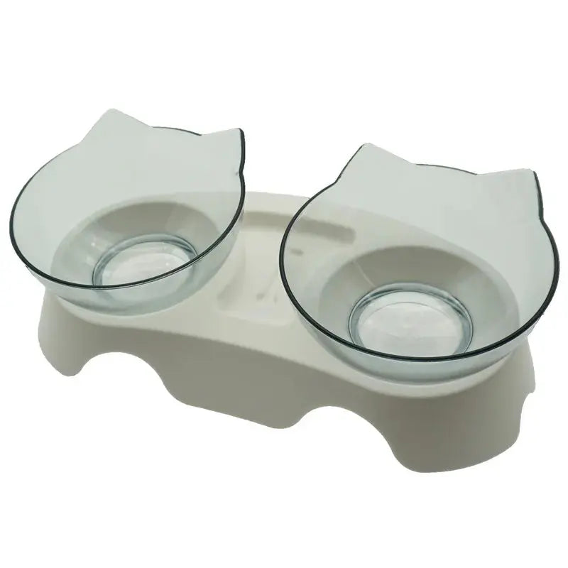 Non-Slip Double Cat Bowl Dog Bowl With Stand Pet Feeding Cat Water Bowl for Cats Food Pet Bowls for Dogs Feeder Product Supplies Zooko