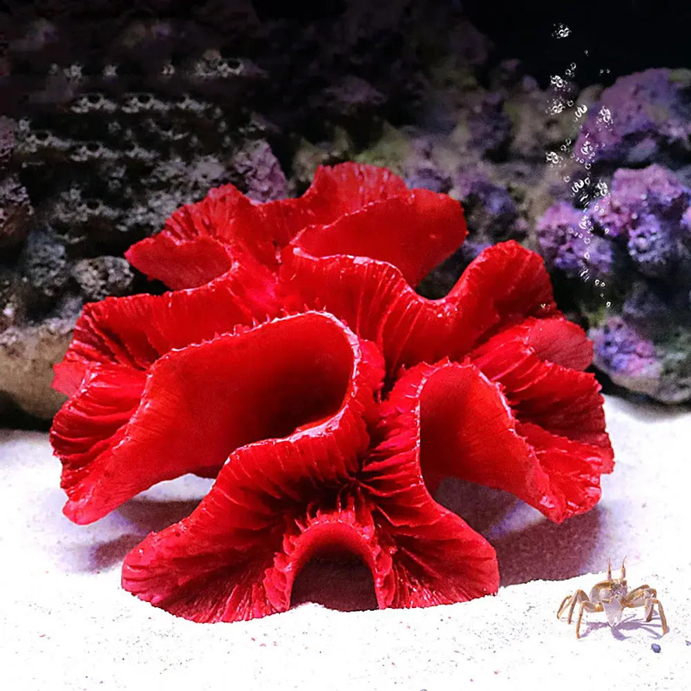 Resin Coral Reef Aquarium Ornaments Fish Tank Decor Resin Coral Home Tank Decor Zooko