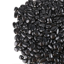 Black Pebbles for Plants 1.8lb Bulk Bag Aquarium Gravel 0.8"- 1.2" Decorative Polished Fish Tank Stone Zooko