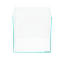 LANDEN 25C 3.7 Gallon Cube Rimless Low Iron Aquarium Tank W9.84×D9.84×H9.84 in(25x25x25cm) 5mm Thickness with Nano Foam Leveling Mat Included Zooko