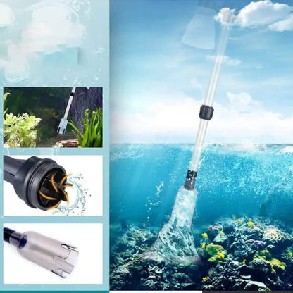 Akvárium tisztító, elektromos akvárium kavicstisztító-0