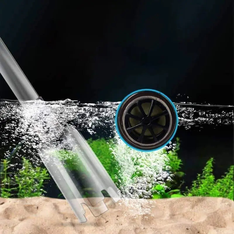 Akvárium tisztító, elektromos akvárium kavicstisztító-3