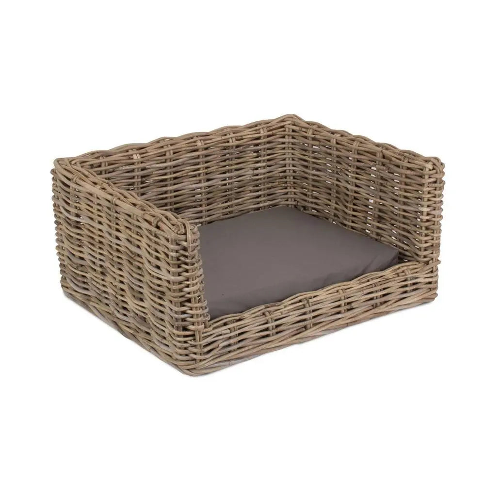 Luxury Rectangular Rattan Dog Sofa Bed-1