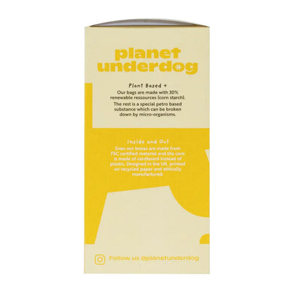 60 Planet Underdog Compostable Dog Poop Bags - Yellow Box-2
