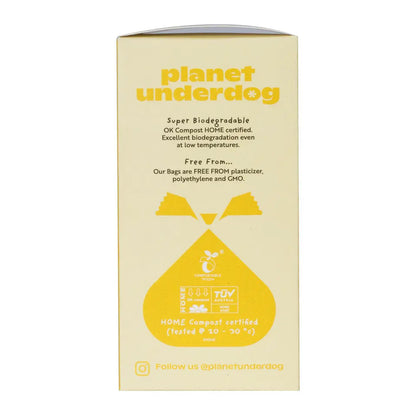 60 Planet Underdog Compostable Dog Poop Bags - Yellow Box-4