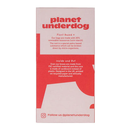 60 Planet Underdog Compostable Dog Poop Bags - Red Box-2