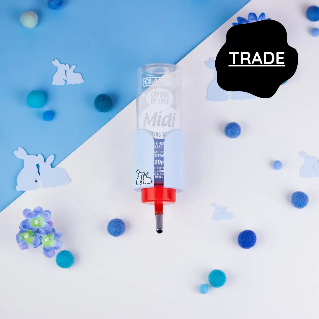 SINGLE Cage/Wall Mounted Water Bottle Holder - Pastel Blue - TRADE-0