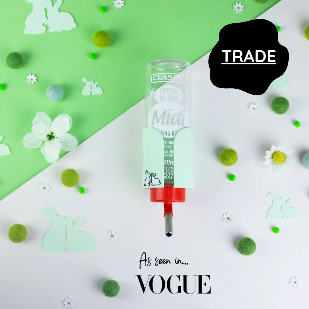 SINGLE Cage/Wall Mounted Water Bottle Holder - Pastel Green - TRADE-0