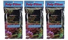 Poly Filter Poly-Bio-Marine Fish Aquarium Filter Media Pad 3-Pack 4” x 8” (3-(Pack)) Zooko