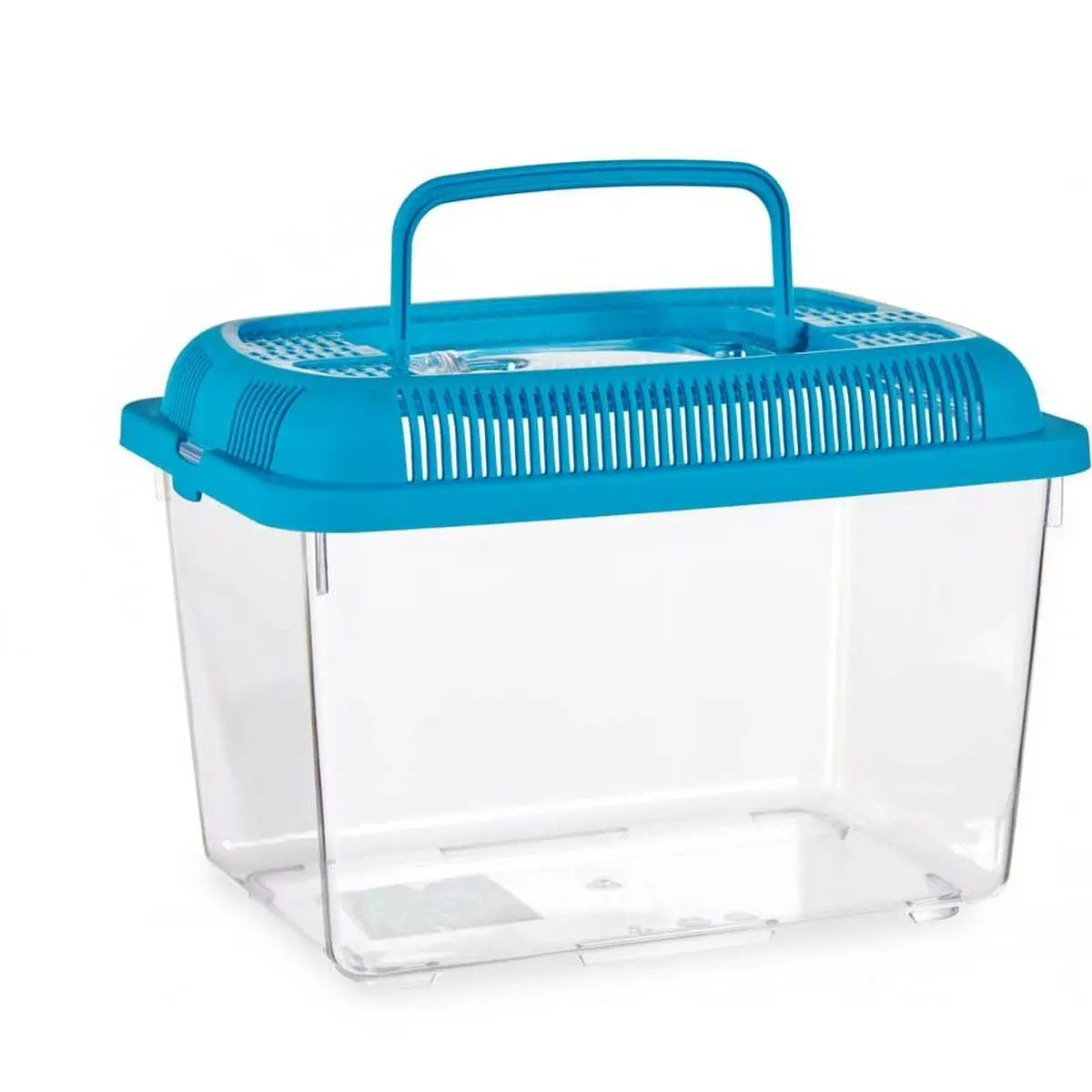 Fish tank With handle Medium Blue Plastic 3 L 17 x 16 x 24 cm (12 Units)-1