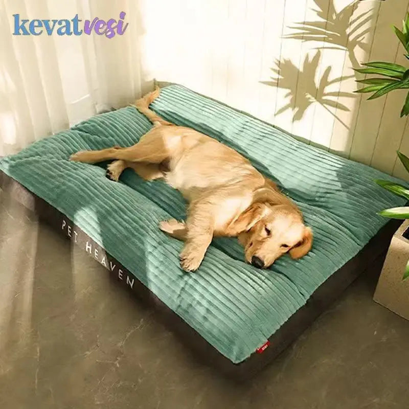 Soft Pet Dog Bed Winter Warm Dog Sleeping Mat Corduroy Pet Mat for Small Medium Large Dogs Removable Puppy Bed Pet Supplies Zooko