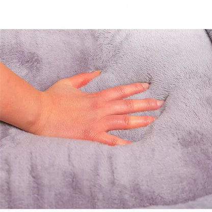 Bed for Dog Cat Pet Square Plush Kennel Medium Small Dog Sofa Bed Cushion Pet Calming Dog Bed House Pet Supplies Accessories Zooko