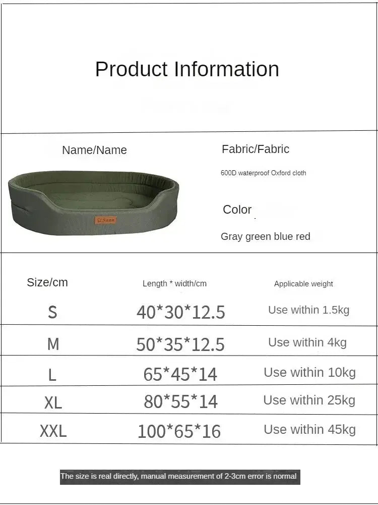 Dog Cushions Pet Bed Sofa Beds Large Dogs Fluffy Medium Blanket Pets Accessories Bad Mat Products Puppy Supplies Cats Small Big Zooko