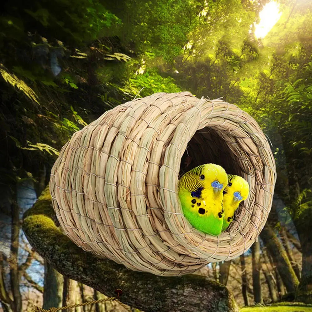 Nid Naturel en Paille Fait Main Zooko