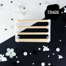 SINGLE Cage Mounted Hay Rack - White - TRADE-0