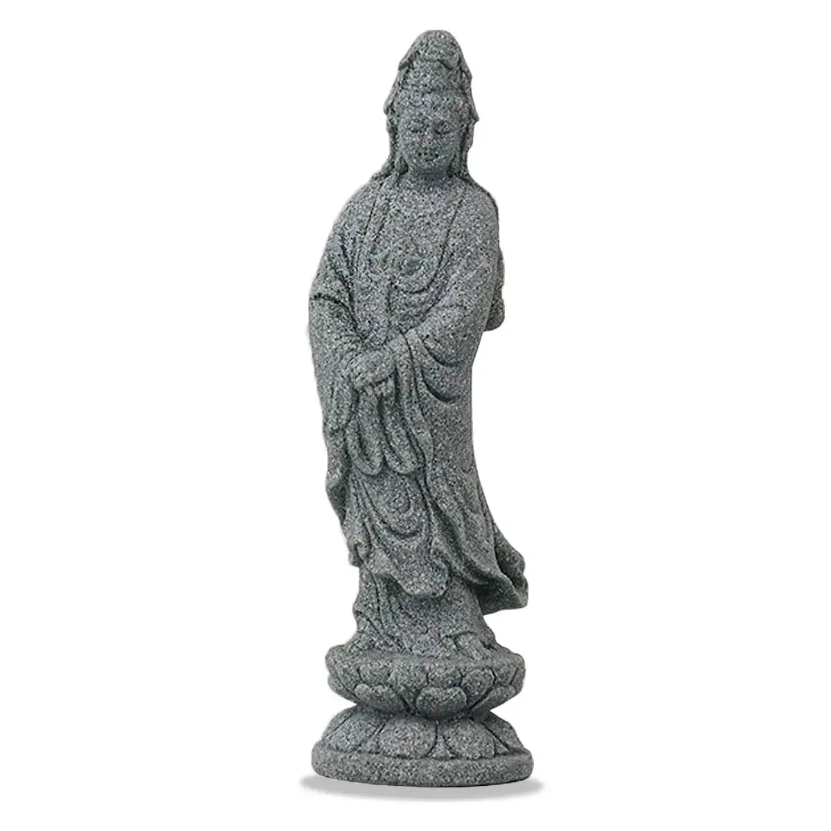 livelyfish Asian Aquarium Buddha Statue Fish Tank Meditating Budda Figures Feng Shui Sculpture Ornaments for Fish Tank Aquarium Fairy Garden Decor A Zooko