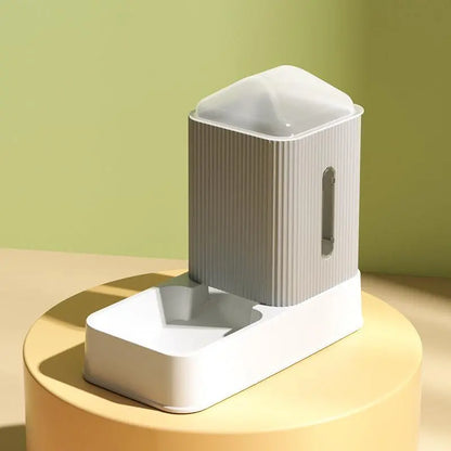 Automatic Pet Feeder With Hygienic Drinking System-2