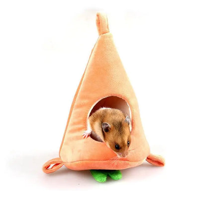 Cozy Carrot Hideaway: The Ultimate Winter Retreat For Small Pets-0