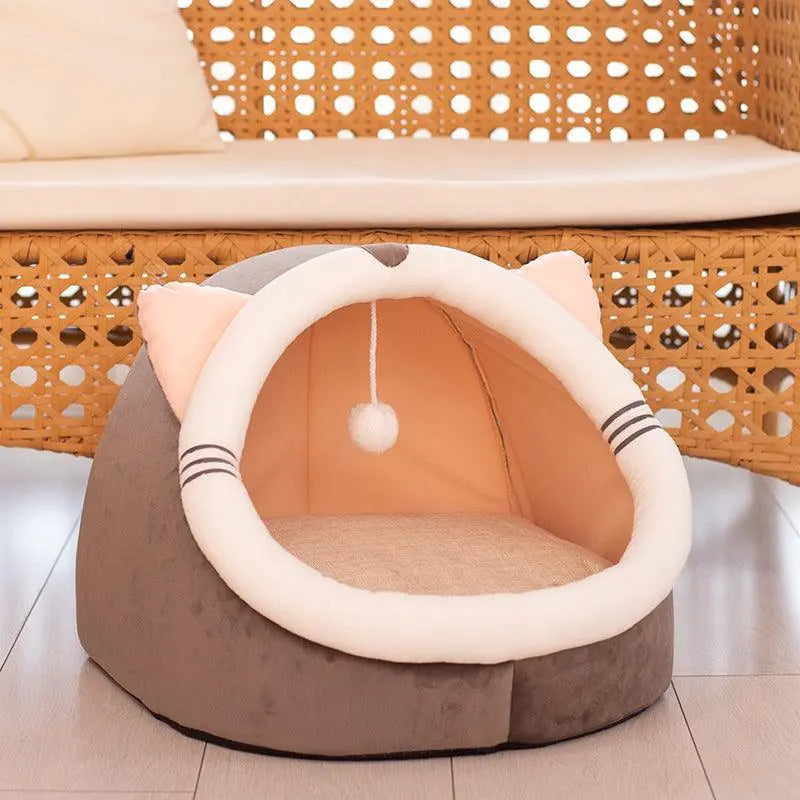Cozycat Winter Hideaway: Warm And Stylish Cat Litter Kennel-2