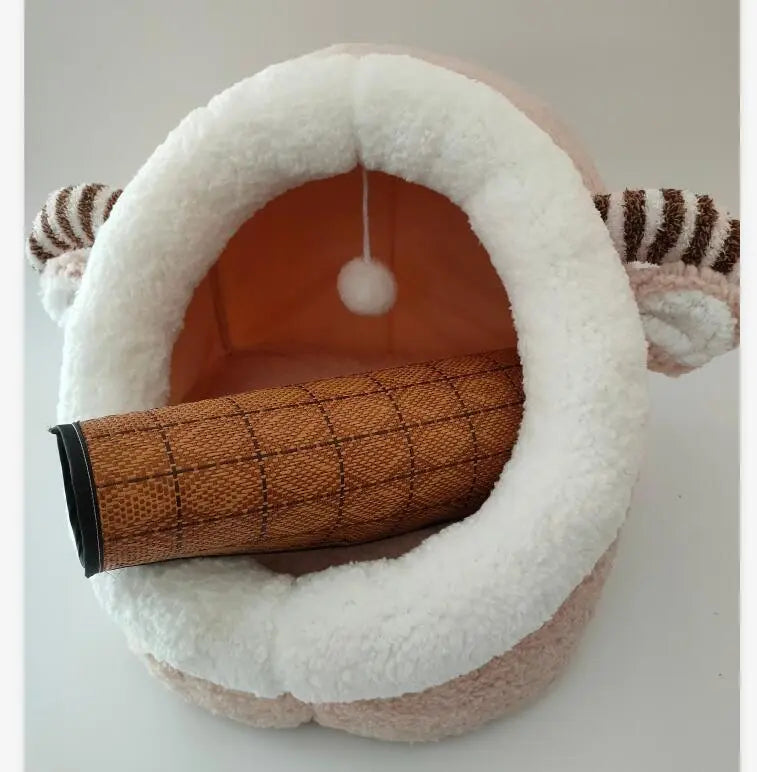 Cozycat Winter Hideaway: Warm And Stylish Cat Litter Kennel-3